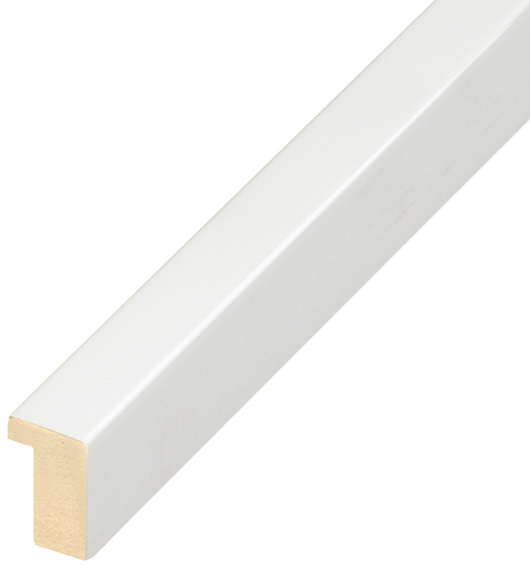 Moulding ayous - height 20mm - widht 12mm - White - 11BIANCO