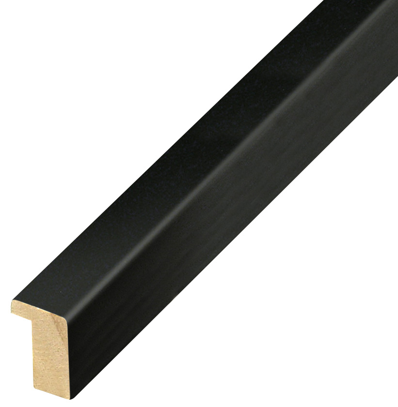 Moulding ayous - height 20mm - widht 12mm - Black - 11NERO