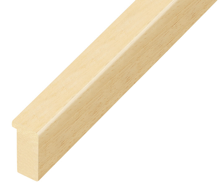 Moulding ramin, width 15mm, height 25 - bare timber