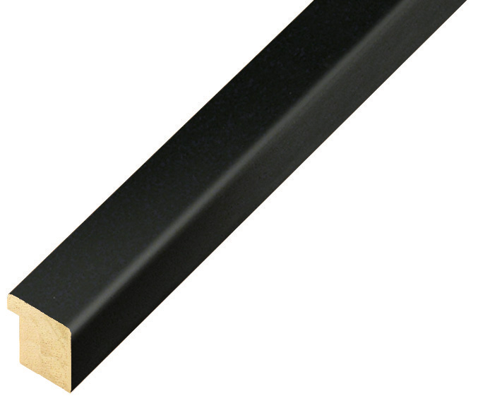 Moulding ayous width 15mm height 14 - matt black | Rinaldin