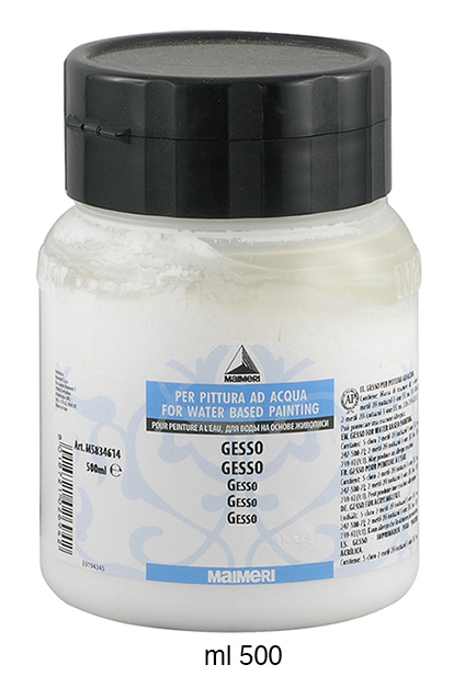 Gesso base for acrylics  - 500 ml