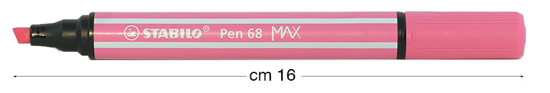 Stabilo Pen 68 MAX markers, Dark Pink