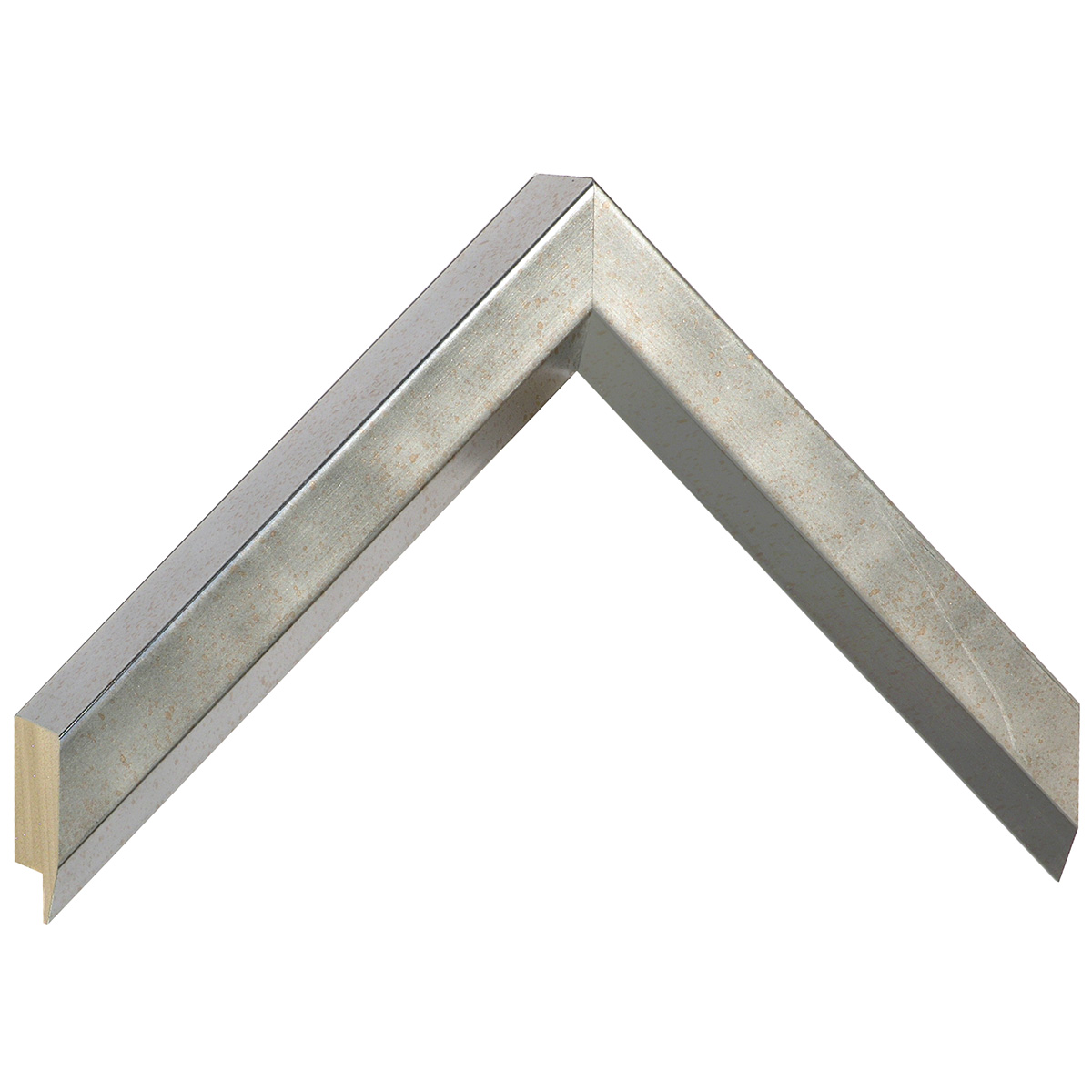 Moulding ayous, width 27mm height 35, distressed pewter - Sample