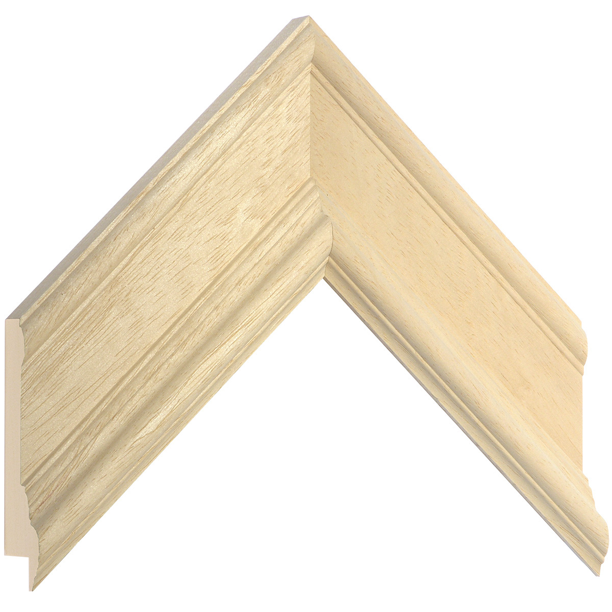 Moulding lime tree, width 65mm, height 35 - bare timber - Sample