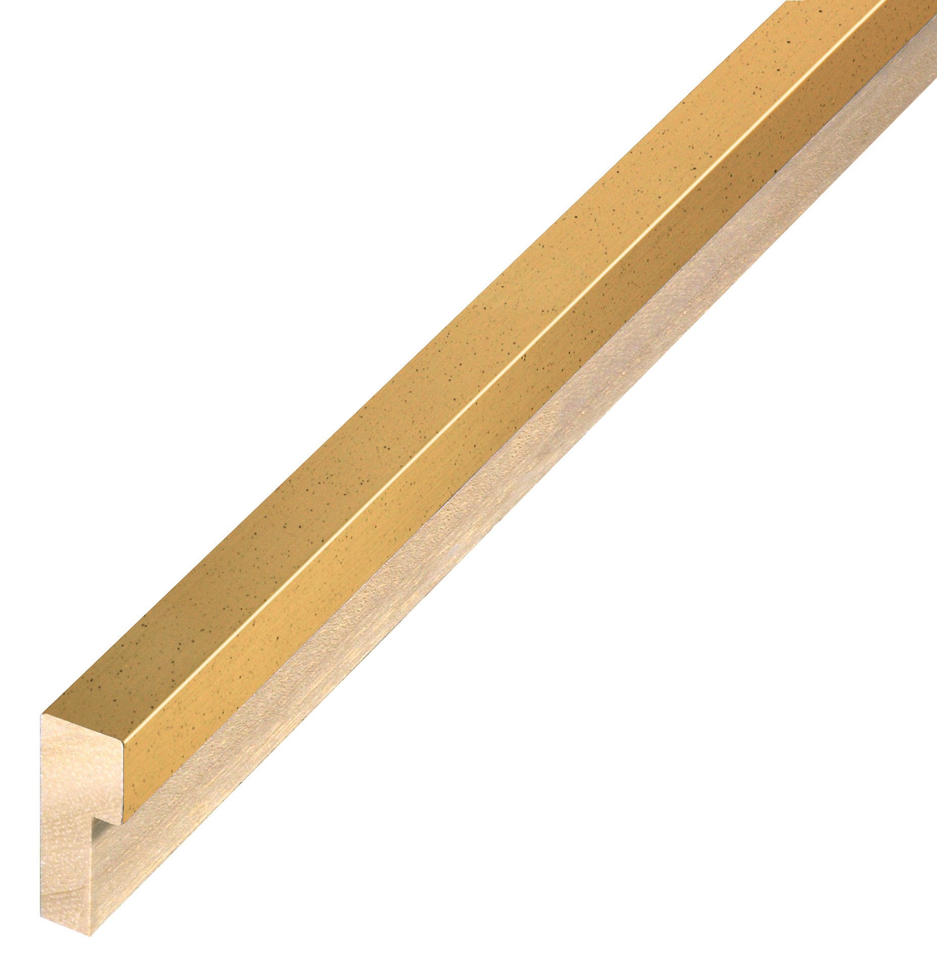 Moulding ayous - Widht 15 mm - Height 40 mm - Gold